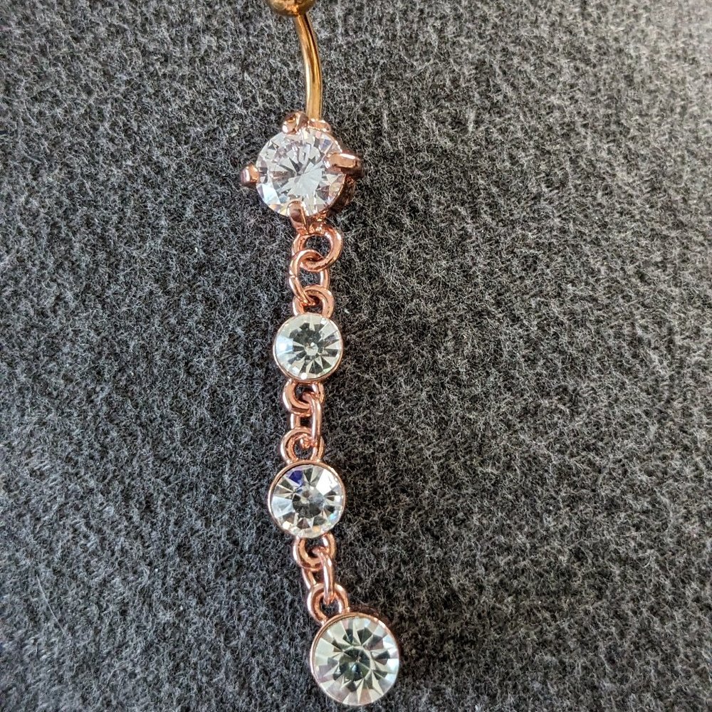 Belly ring set of 4